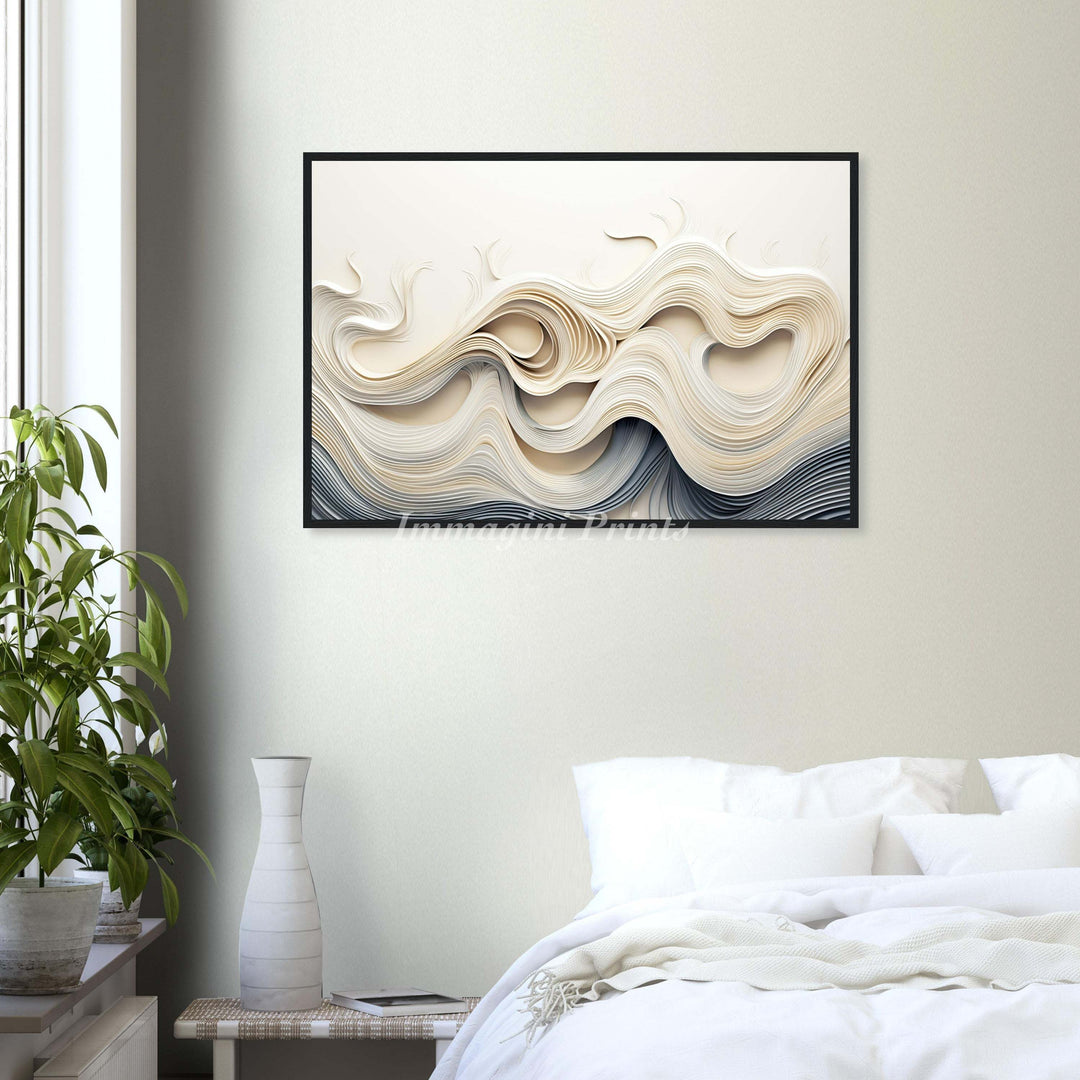 The Flowing (Framed Art Print)