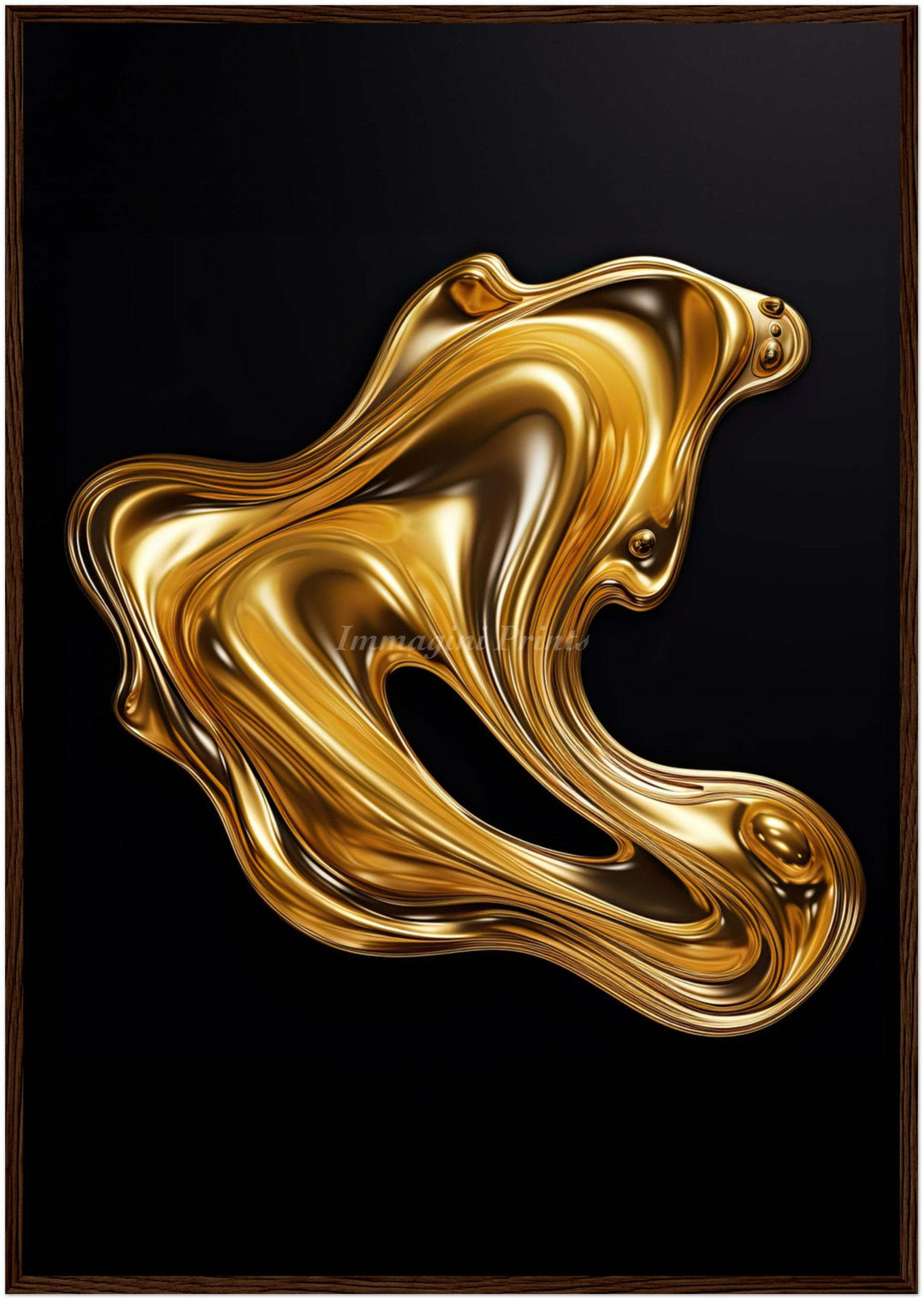 Liquid Gold (Framed Art Print)